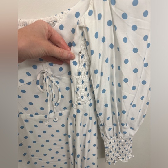 Faithfull the Brand Maurice Dot Mini Dress - Size Small - Picture 5 of 5